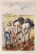 Camille Pissarro The ploughman oil on canvas